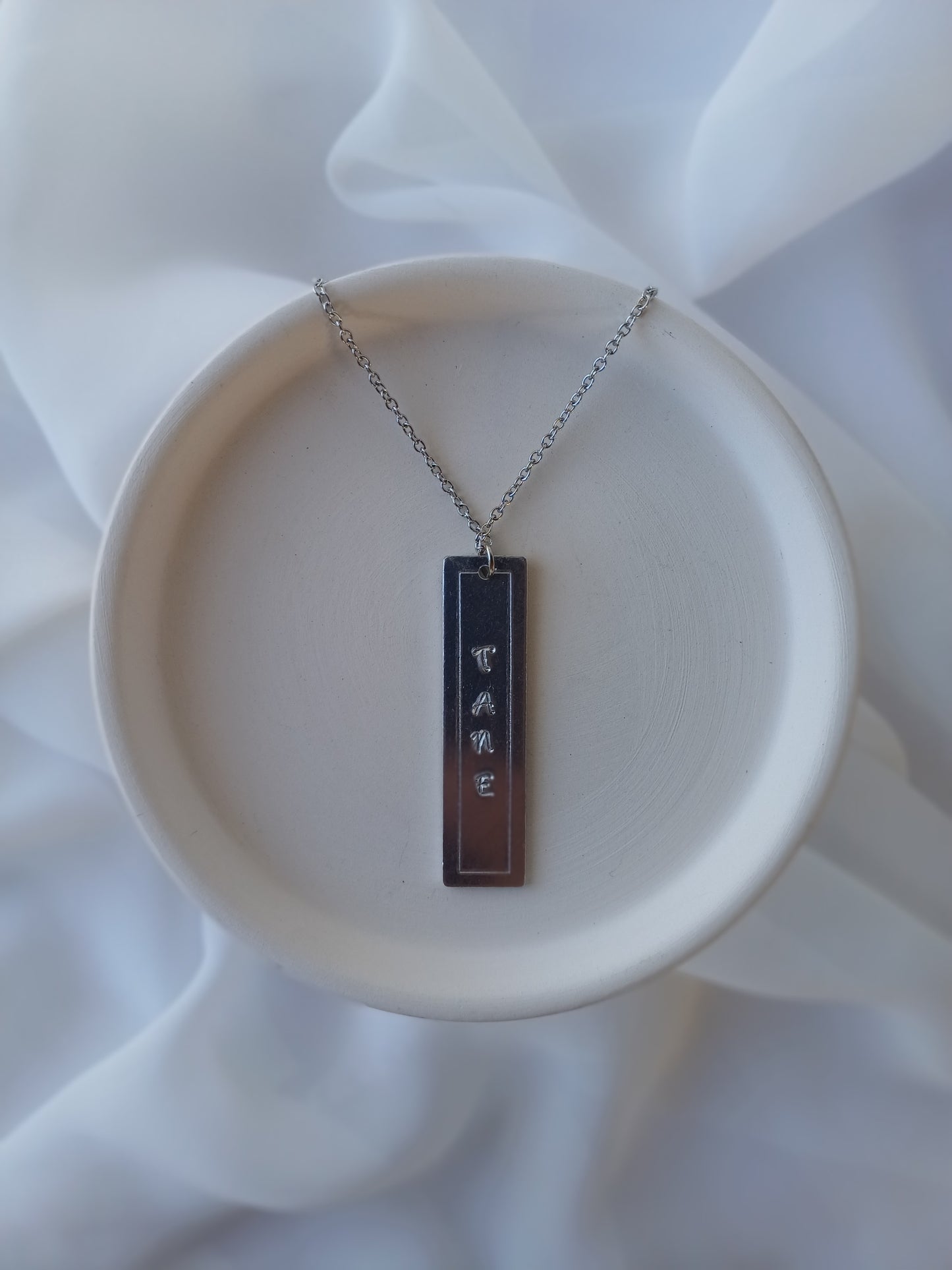 Vertical Rectangle Necklace