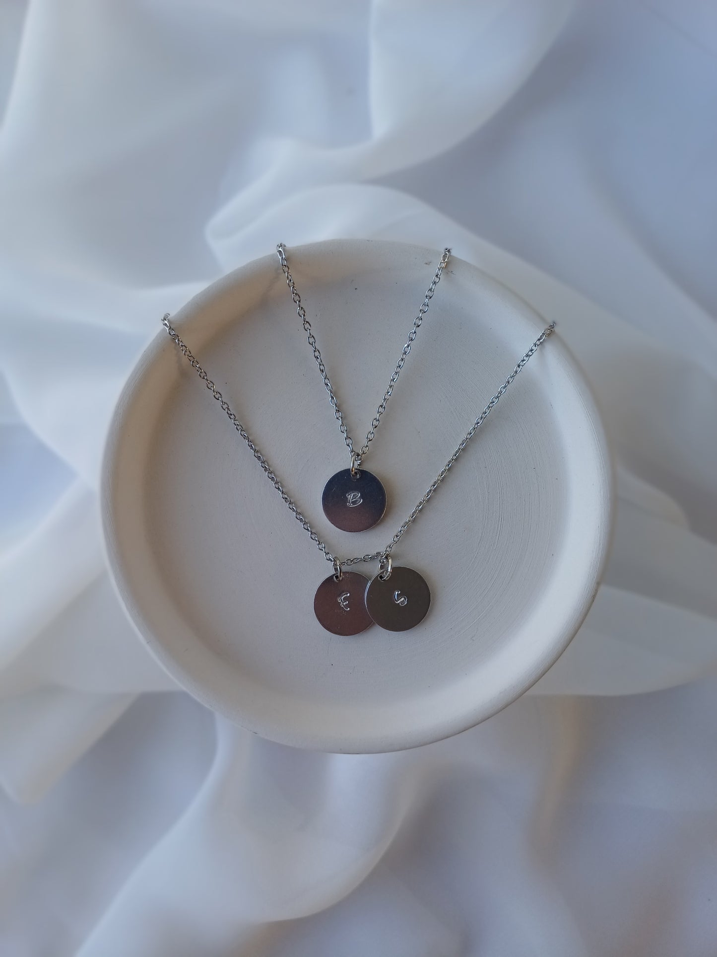 Circle Initial Necklace