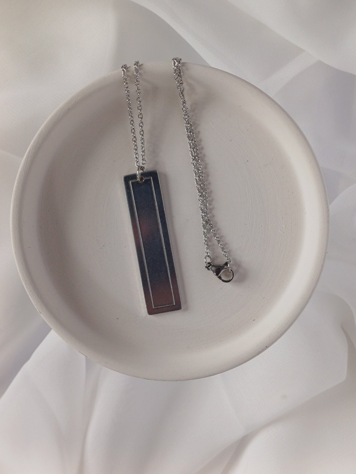 Vertical Rectangle Necklace